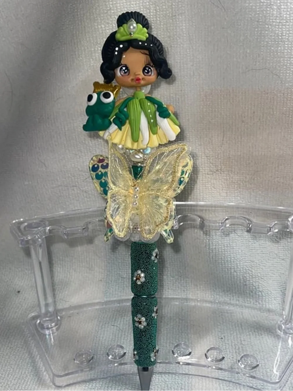 Princess Tiana clay figure Pen